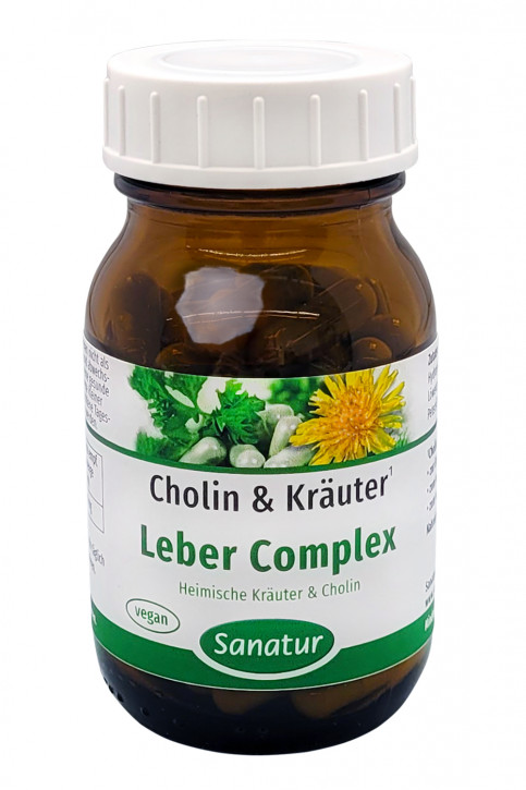 NEU Leber Complex <br /> Cholin & Kräuter <br /> 60 Kapseln