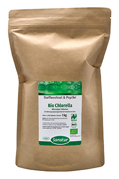 BioChlorella <br />Naturland<br /> ca. 2.500 Tabletten = 1kg