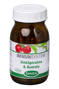 ZinkSpirulina & Acerola <br /> 180 Kapseln (90 g)