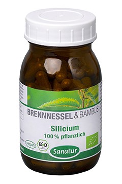 Silicium 100% pflanzlich<br /> BIO, 90 Kapseln (42 g)