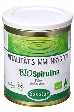BioSpirulina <br />Naturland<br />400 g Pulver
