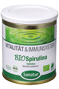 hulp bord Wereldwijd Spirulina Mikroalgen Nahrungsergänzungsmittel natürlich pflanzlich bio  sanatur.de