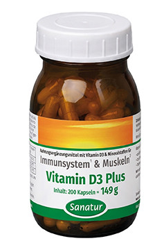 Vitamin D3 Plus <br /> 200 capsules (149 g)