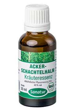Ackerschachtelhalm <br /> Kräuteressenz, BIO<br /> Alkoholischer Pflanzenauszug (30 ml) Ackerschachtelhalm <br /> Kräuteressenz, BIO<br /> Alkoholischer Pflanzenauszug (30 ml)