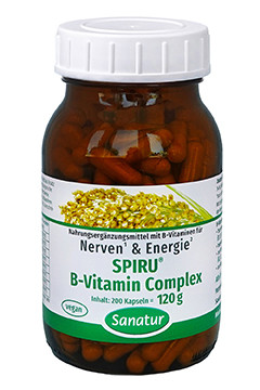 SPIRU® B-Vitamin Complex <br />200 Kapseln (120 g)