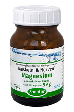 Magnesium <br /> 180 Kapseln (99 g)