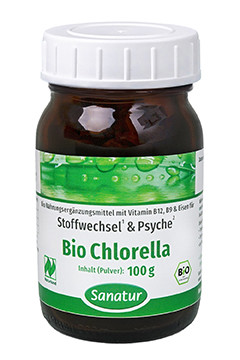 BioChlorella <br />Naturland<br /> 100 g Pulver BioChlorella <br />Naturland<br /> 100 g Pulver