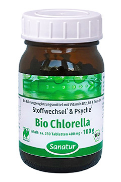 BioChlorella <br />Naturland<br /> ca. 250 Tabletten = 100 g