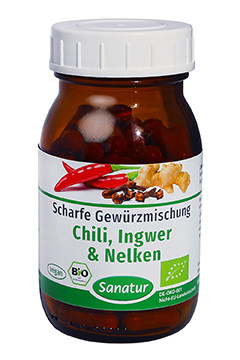 Chili, Ingwer & Nelken <br /> BIO, 90 Kapseln (40 g)