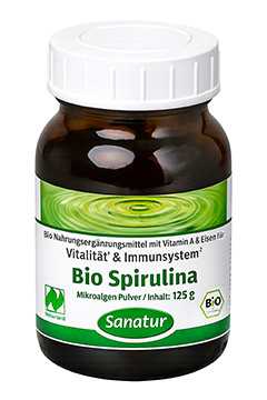 BioSpirulina<br />  Naturland<br /> 125 g Powder