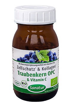 Traubenkern OPC & Vitamin C <br /> BIO, 200 Kapseln (118 g)