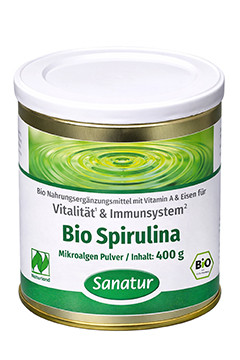 BioSpirulina <br />Naturland<br />400 g Pulver