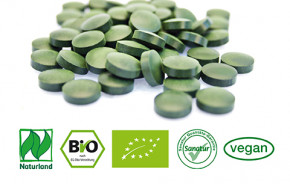 BioSpirulina & BioChlorella <br />Naturland<br />ca. 250 Tabletten = 100 g